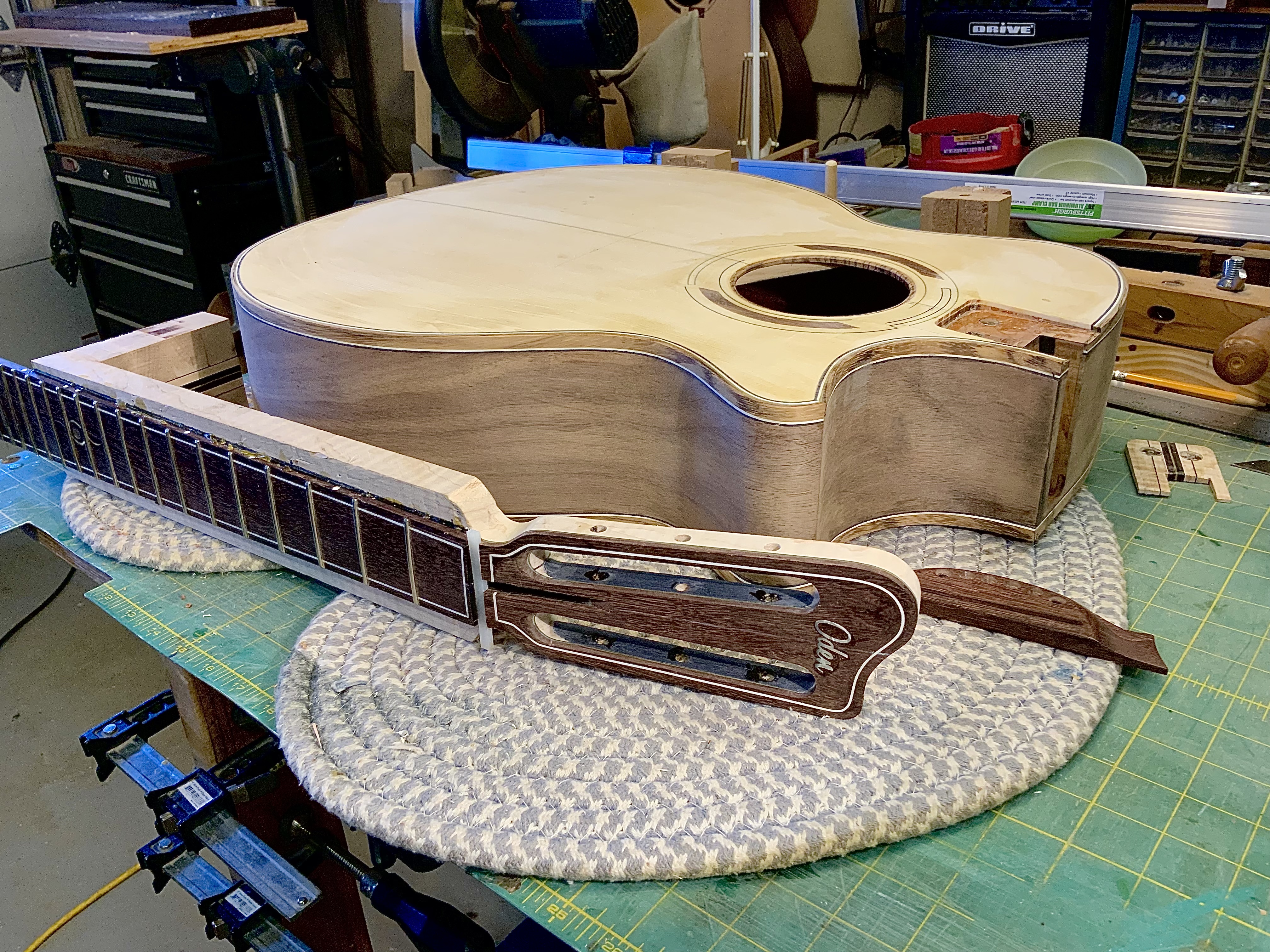 Oden Guitars- Building of custom guitar